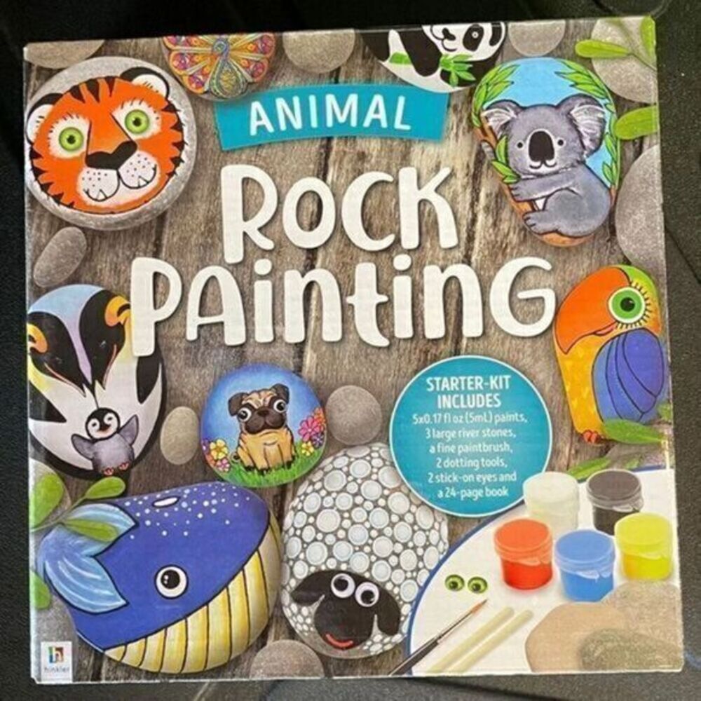 NWT Animal Rock‎ Painting Kit Craft Gift